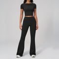Aura Flow Set — Crop Tee & Flare