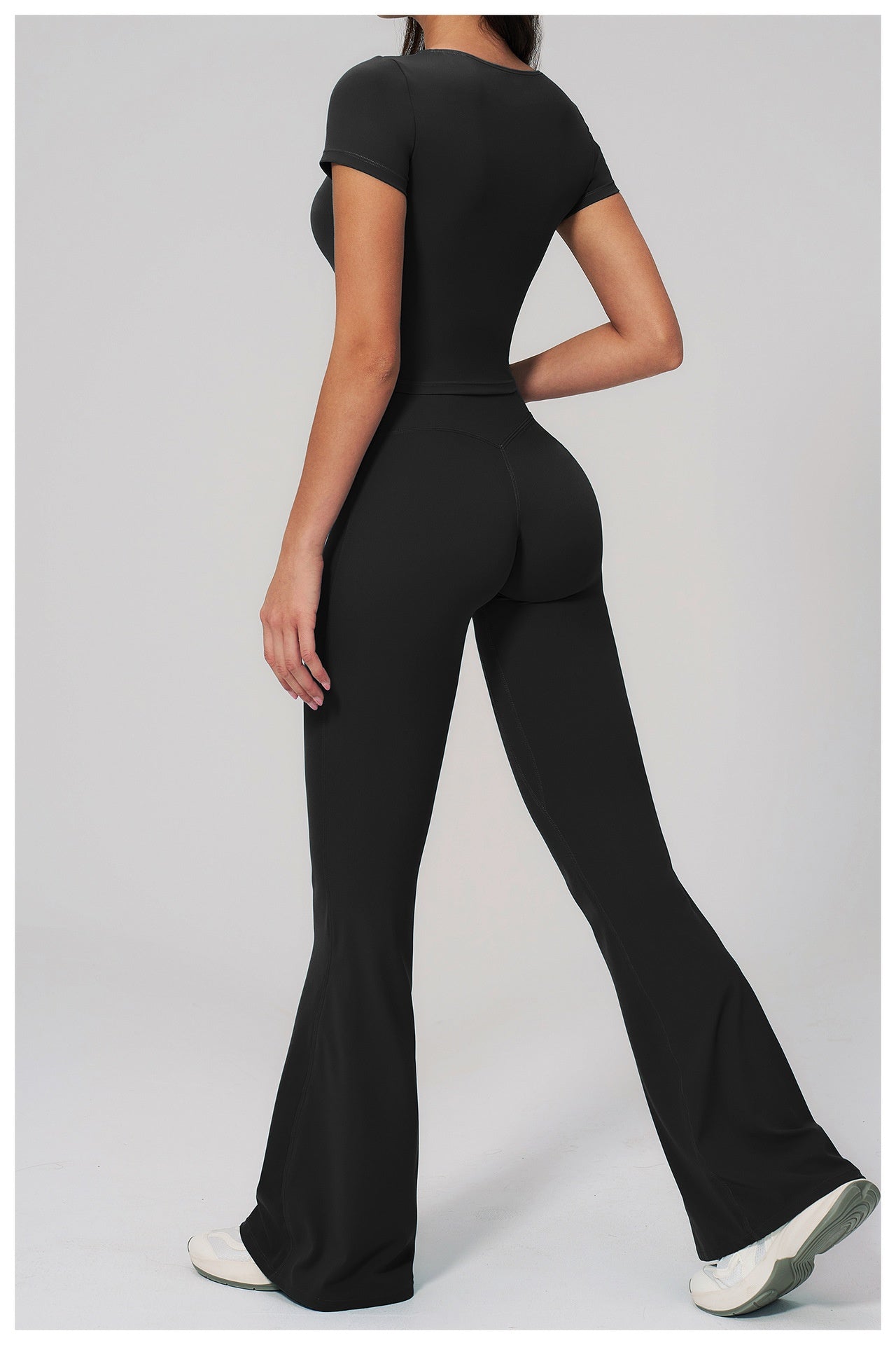 Aura Flow Set — Crop Tee & Flare