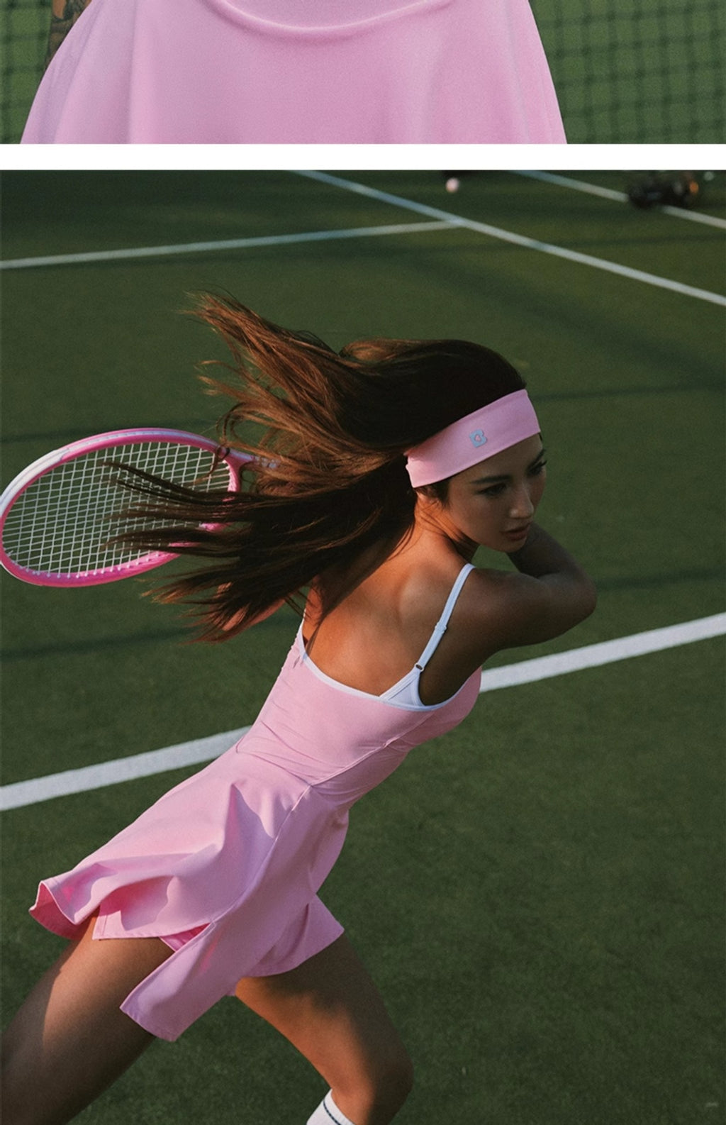 Aura Court Dress — Built-In Bra Tennis Dress